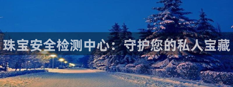新宝5娱乐没：珠宝安全检测中心：守护您的私人宝藏