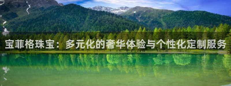 新宝注5册：宝菲格珠宝：多元化的奢华体验与个性化定制服务