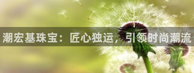 新宝5月：潮宏基珠宝：匠心独运，引领时尚潮流