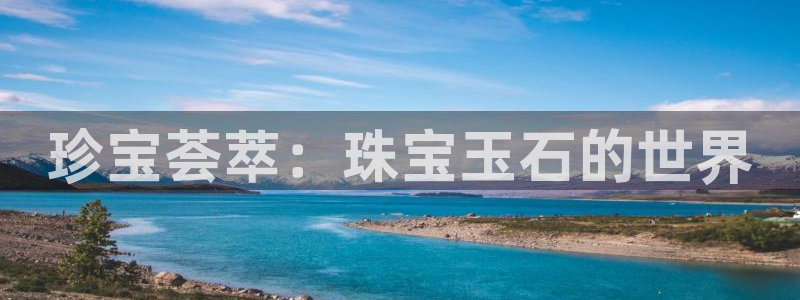 有人知道新宝5么：珍宝荟萃：珠宝玉石的世界