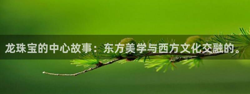 新宝5注册首页：龙珠宝的中心故事：东方美学与西方文化交融的。