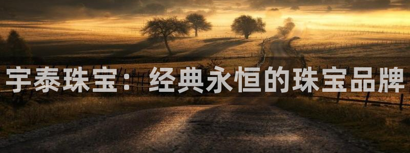 新宝5日谢29999：宇泰珠宝：经典永恒的珠宝品牌