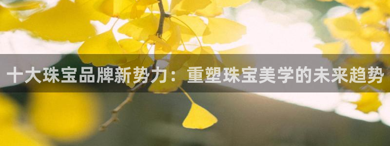 新宝5官网平台：十大珠宝品牌新势力：重塑珠宝美学的未来趋势