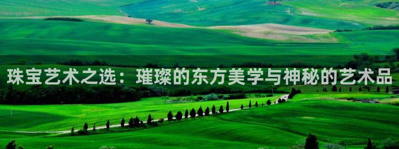 新宝5测速登陆：珠宝艺术之选：璀璨的东方美学与神秘的艺术品